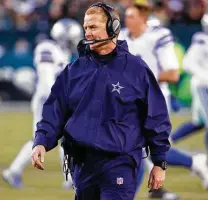  ?? Chris Szagola / Associated Press ?? The Cowboys never quit on Jason Garrett, but they also never play inspired, evidenced by Sunday’s loss to the Eagles.