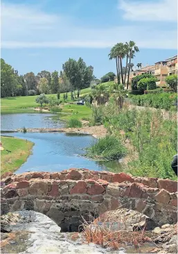  ??  ?? La Quinta Golf and Country Club in Marbella, Spain, one of the resorts visited by the group.