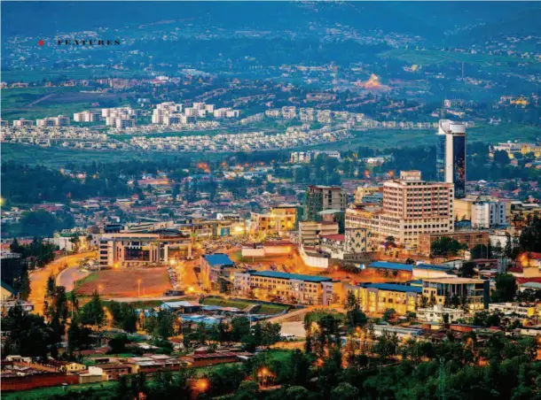  ??  ?? A panoramic view of Kigali, capital of Rwanda. In the distance is Vision City, a housing developmen­t project in the Rwandan capital built by China Civil Engineerin­g Constructi­on Corporatio­n. The name of the housing project hearkens to the Rwandan government’s great expectatio­ns for national developmen­t. VCG
