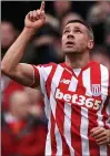  ??  ?? DOMINANT: Stoke’s Walters