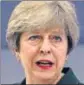  ?? AFP FILE ?? British PM Theresa May