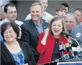  ?? Mark Boster Los Angeles Times ?? U.S. REP. Loretta Sanchez, right, and husband John Einwechter had a combined $1.7 million to $6.3 million in assets in 2015, including a home in Palos Verdes.