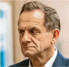  ?? Foto: Ralf Lienert ?? Aus dem furiosen Comeback in der Kommunalpo­litik wird nichts: Alfons Hörmann hat die Landratswa­hl im Oberallgäu verloren.