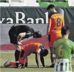  ?? // EFE ?? Thierry Correia se lesionó en el Benito Villamarín