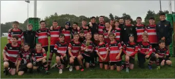  ??  ?? The Wicklow U-13 squad who claimed the Popplewell Cup in Gorey last weekend.