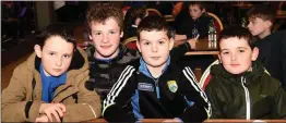  ?? Peadar O’Gavin, Cathal Casey, Dylan O’Connell and Tadhg O’Gavin of The Glen National School ??