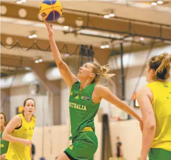  ?? Basketball Australia ?? Australian 3×3 basketball player Maddie Garrick.