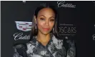  ??  ?? Zoe Saldana pictured in February. Photograph: JC Olivera/WireImage