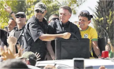  ?? Raimundo Pacco / Reuters ?? El presidente de Brasil, Jair Bolsonaro, en la ciudad de Belem la semana pasada.