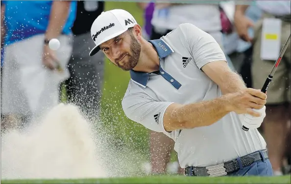  ?? — THE ASSOCIATED PRESS FILES ?? Dustin Johnson is 0-for-27 at the majors, heading into Oakmont this week for the U.S. Open.