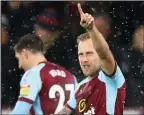  ??  ?? Falkirk graduate Scott Arfield is a star for Premier League Burnley