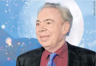  ??  ?? Composer Andrew Lloyd Webber.