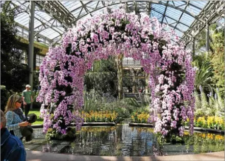  ?? FRAN MAYE – DIGITAL FIRST MEDIA ?? Longwood Gardens has announced a record attendance of 1.5 million people who passed through the gates last fiscal year.