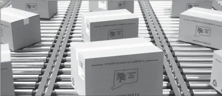  ?? ?? ■ FLYING OUT THE DOOR: Calls are pouring in from state residents who are trying to get their hands on the only Bank Rolls known to exist with the exclusive State Restricted Design sealed away in the secured packages pictured above. That’s because residents who beat the 2-day deadline printed in today’s publicatio­n are cashing in on the lowest ever $19 per coin state minimum price set by the National Mint and Treasury, which is just $380 for the full Bank Rolls, but you better hurry because state residents and non-state residents who miss the deadline must pay $1,140 for each Bank Roll.