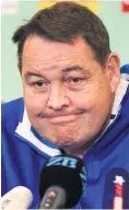  ??  ?? Mind games: Steve Hansen is ramping up the pressure