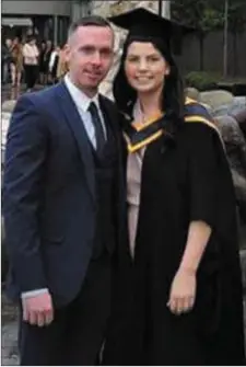  ??  ?? Bride to be Emma McGoldrick with her now husband Conor. Above inset: Ann and Francis Walshe from Boyle whose four daughters are IT graduates