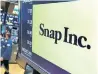  ??  ?? Snap says its decision is not related to Facebook’s scrutiny.