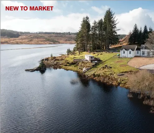  ?? ?? Having been run as an activity centre for two years, this waterside property has its own slipway into Loch Doon