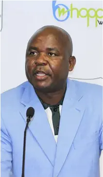  ??  ?? CONCERNED : Botswana Football Coaches Associatio­n (BFCA) president Nelson Olebile is worried about the BFA’s delay in providing licenses for local coaches