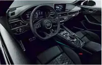  ??  ?? UPGRADE Revised cabin features the same 10-inch infotainme­nt screen as other A5 models