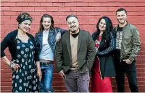  ?? PHOTO: SUPPLIED ?? The Winery Tour 2018 artists, from left, Betty-Anne Monga of Ardijah, Hollie Smith, Che Fu, Annie Crummer and Opshop’s Jason Kerrison.