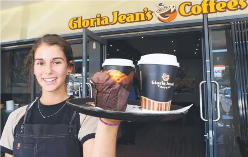  ??  ?? OFF THE BOIL: Retail Food Group, which owns brands including Gloria Jean’s, has issued a profit warning.