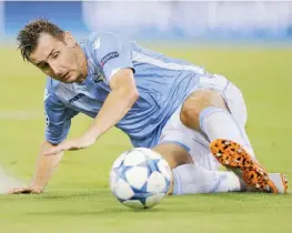  ?? LAPRESSE ?? Miroslav Klose, 37 anni, attaccante tedesco di proprietà della Lazio