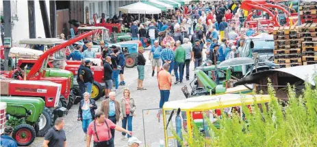  ?? FOTO: OEJ ?? Zahlreiche Besucher kommen zum Traktorent­reffen.