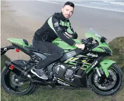  ?? STEPHEN DAVISON ?? Cracker Kwacker: Glenn Irwin on his new Kawasaki