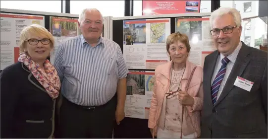  ??  ?? The Tintern Trails committee, Mary Caulfield, Cllr Martin Murphy, Ann Wall and Pat Caulfield.