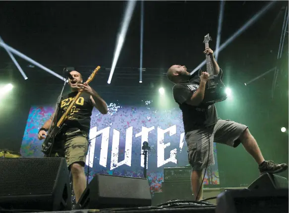  ??  ?? Le quatuor punk-métal Mute lancera un nouvel album à l’automne et partira en tournée en Europe, au Québec et dans l’est du Canada.