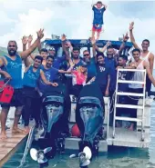  ??  ?? Volivoli Beach Resort and Ra Divers Fiji, along with the generous support of Scuba Schools Internatio­nal fully sponsored eight local boys’ Open Water Diver course.