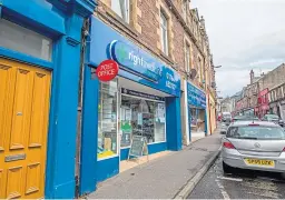  ??  ?? The Crieff High Street branch, based in the Right Medicine Pharmacy premises. Picture: Steve Macdougall.