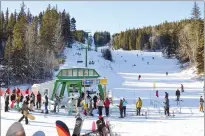  ?? NEWS FILE PHOTO ?? A group of skiers hit the slopes at the Hidden Valley Ski Resort in this January 2016 file photo. Head of visitor services for the park Mike Ractliffe says the resort in now planning for a Dec. 18 opening.