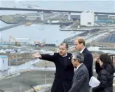  ??  ?? Prince William visited the devastated area in 2015