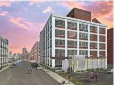  ?? CONTINUUM ARCHITECTS + PLANNERS ?? The Barclay, a 115-unit apartment project, is planned to replace three Walker's Point industrial buildings. The buildings face a city order to be repaired or be razed.