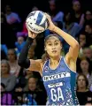  ??  ?? Maria Tutaia will play for the Northern Mystics for the next two seasons.