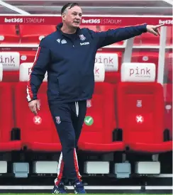  ??  ?? Killer blow: Michael O’neill is sure Stoke can pull off another giant-killing against Spurs