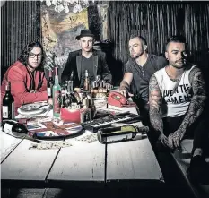  ??  ?? A MILESTONE: The Parlotones are marking 20 years in the music industry with a celebratio­n tour that includes a concert at Mentors Kraal in Jeffreys Bay on Sunday