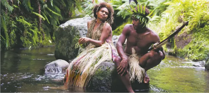  ??  ?? Islands in the stream: Marie Wawa and Mungau Duin in Tanna, at Jean Cocteau Cinema