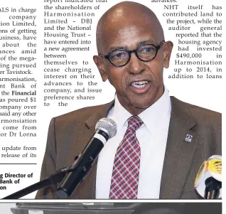  ??  ?? Managing Director of Developmen­t Bank of Jamaica, Milverton Reynolds.
