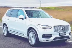  ??  ?? Volvo has been swamped by orders of its XC90 wagon