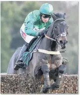  ??  ?? PLACE HOPES Daryl Jacob and Sceau Royal