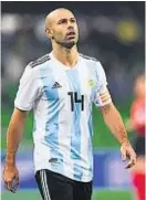  ??  ?? Javier Mascherano. Hebei China.