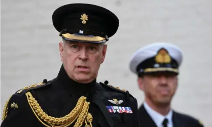  ?? ?? Prince Andrew in Bruges, Belgium, September 2019. Photograph: John Thys/AFP/Getty Images