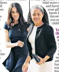  ??  ?? First choice: the Duchess of Sussex and her mother