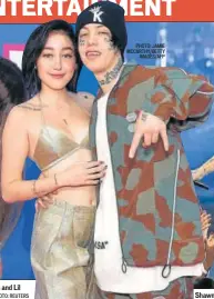  ?? PHOTO: REUTERS PHOTO: JAMIE MCCARTHY/GETTY IMAGES/AFP ?? Pete Davidson and Ariana Grande; (right) Noah Cyrus and Lil Xan at the VMA 2018 Shawn Mendes performed his anthemic hit In My Blood at the event