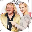  ??  ?? DOUBLE ACT Fearne and Keith