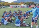  ?? ?? Saul Vazquez in action in Cape Town at the 2022 LaLiga camps.