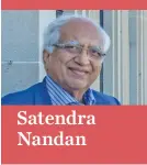  ??  ?? Satendra Nandan